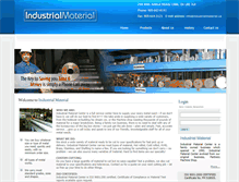 Tablet Screenshot of industrialmaterial.ca